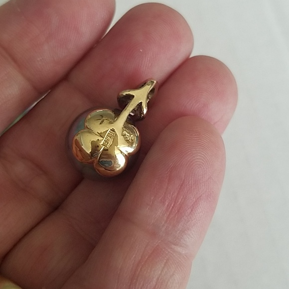 Majorica 12mm Grey Pearl Pendant Necklace - Picture 6 of 8